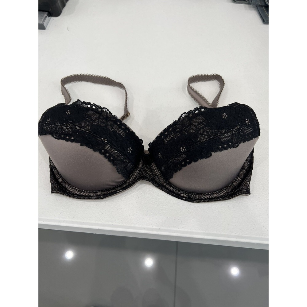 Soma Roma Demi 79984 Bra, Mocha, Lace, Size 32D